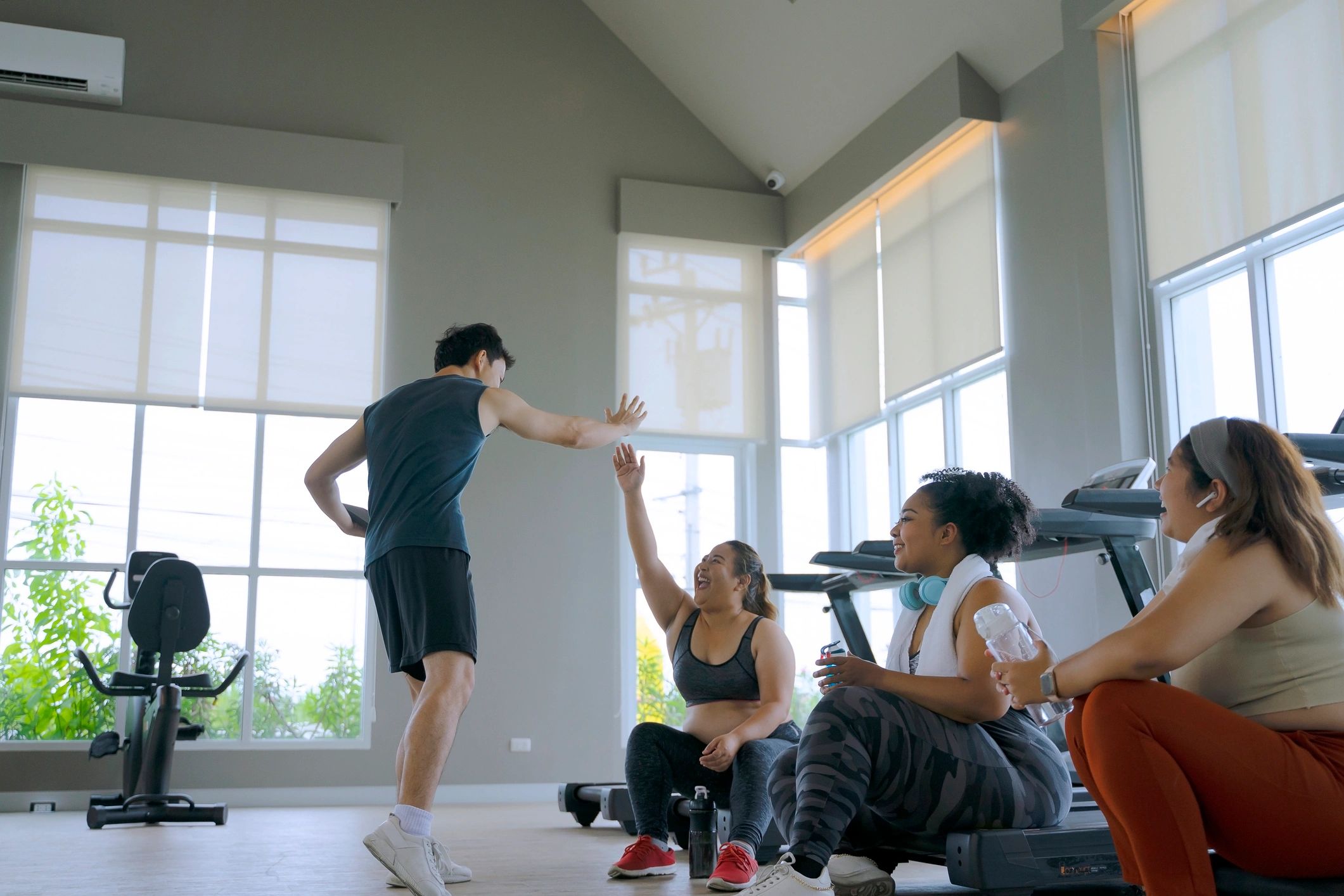 Group wellness activity supporting healthy lifestyle habits