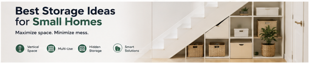 Best Storage Ideas for Small Homes