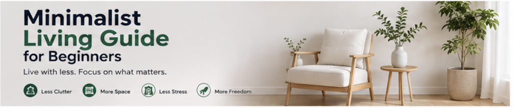 Minimalist living guide for better living
