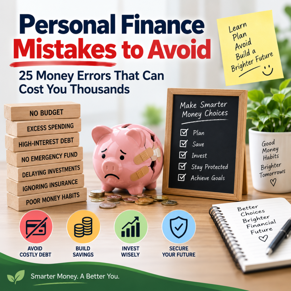 Personal Finance Mistakes to Avoid: 25 Money Errors That Can Cost You Thousands